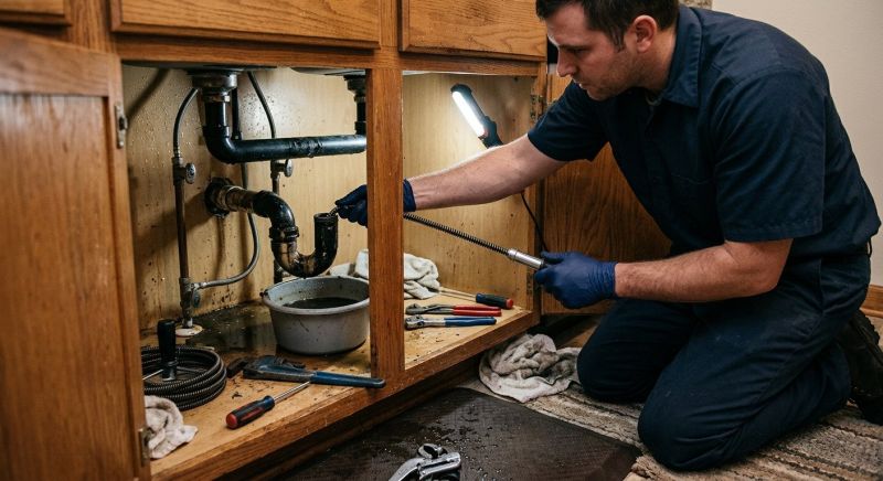 Kitchen Drain Leak Repair Service